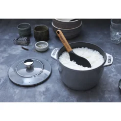 Cocotte à riz 16 cm, Rond(e), Gris graphite, Fonte