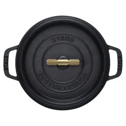 Cocotte Buster+Punch 24 cm, Rond(e), Noir mat, Fonte