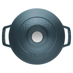 Cocotte twister 20 cm, Rond(e), La Mer, Fonte