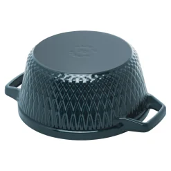 Cocotte twister 20 cm, Rond(e), La Mer, Fonte