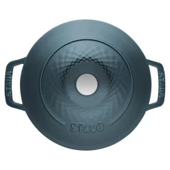 Cocotte twister 24 cm, Rond(e), La Mer, Fonte