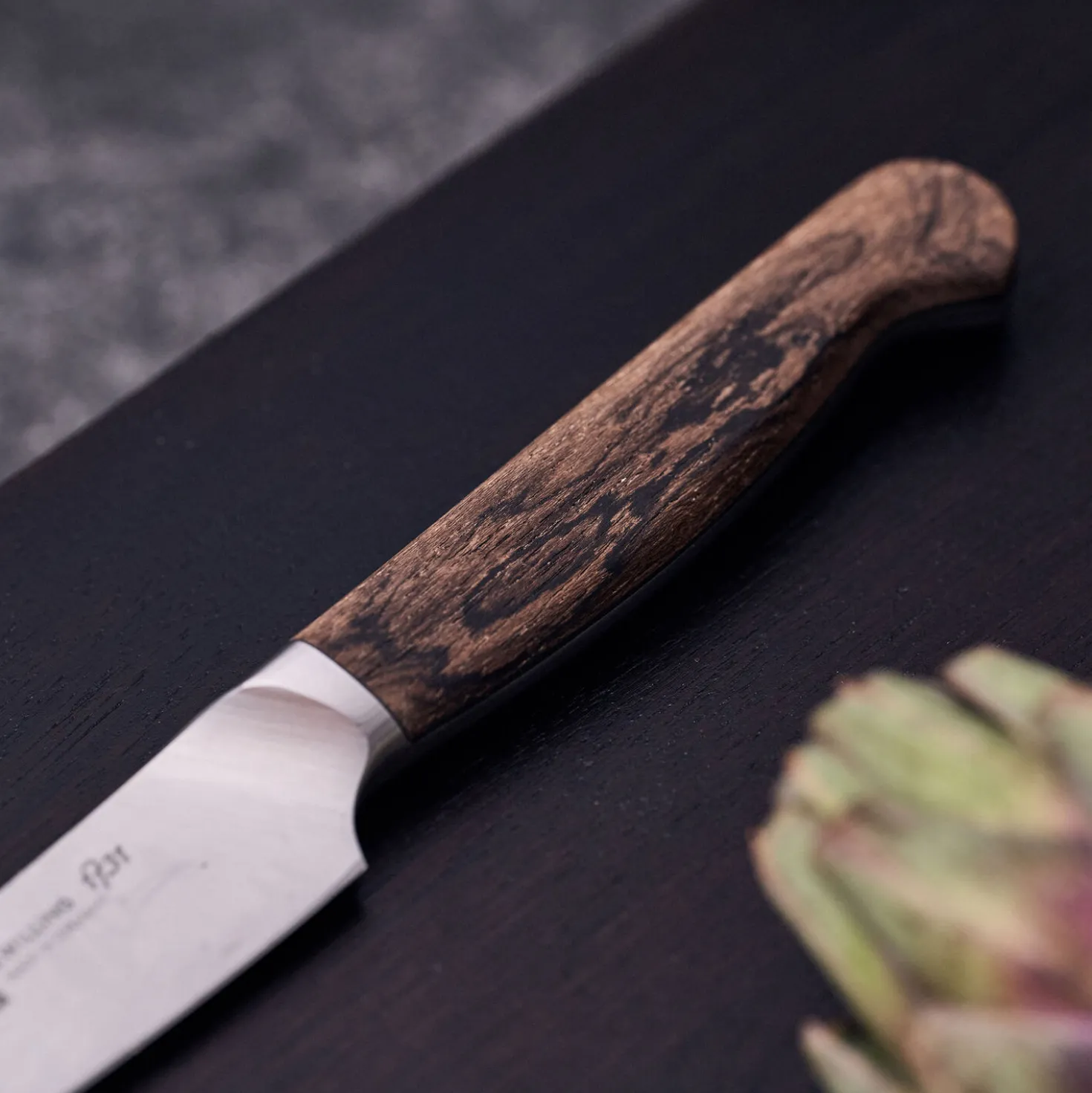 Couteau à larder et garnir 10 cm, Brun, Ziricote