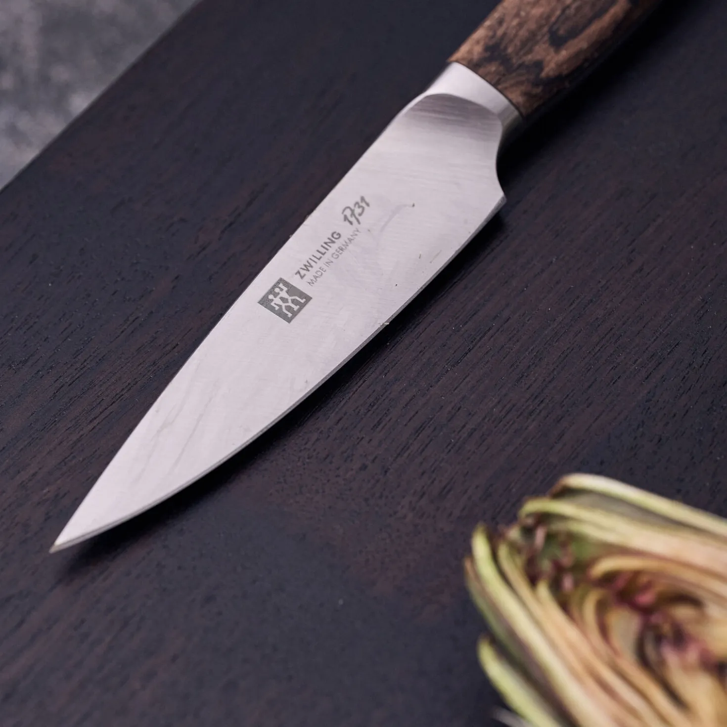 Couteau à larder et garnir 10 cm, Brun, Ziricote