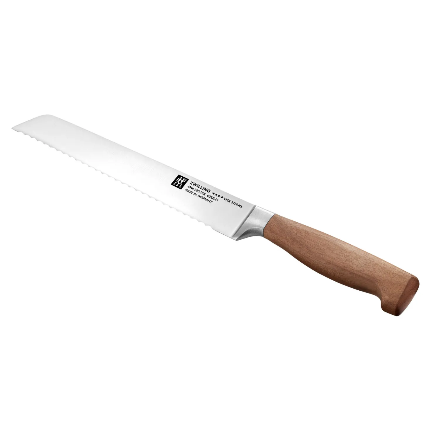Couteau à pain 20 cm, tranchant dentelé, Kotibe