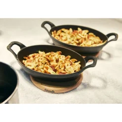 Dessous de plat magnétique 15 cm, Ovale, Hêtre