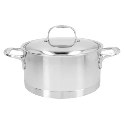 Faitout avec couvercle 22 cm, Inox 18/10