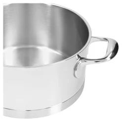 Faitout avec couvercle 22 cm, Inox 18/10