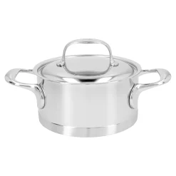 Faitout avec couvercle 16 cm, Inox 18/10