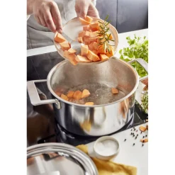 Faitout avec couvercle 18 cm, Inox 18/10