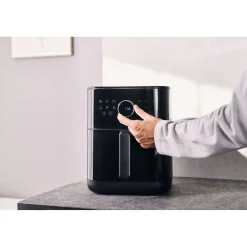 Friteuse à air chaud 6 l, Noir mat