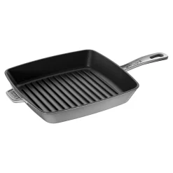 Gril Américain 26 cm, Fonte, Gris graphite