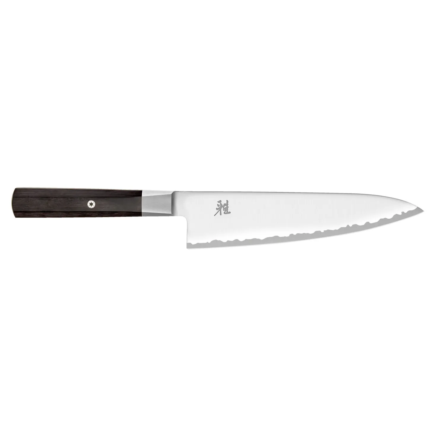 Gyutoh 20 cm, Brun, Bois de pakka