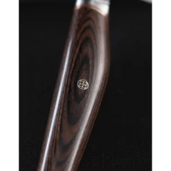 Gyutoh 24 cm, Brun, Bois de pakka