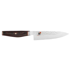 Gyutoh 16 cm, Brun, Bois de pakka