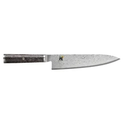 Gyutoh 20 cm, Noir brun, érable noir