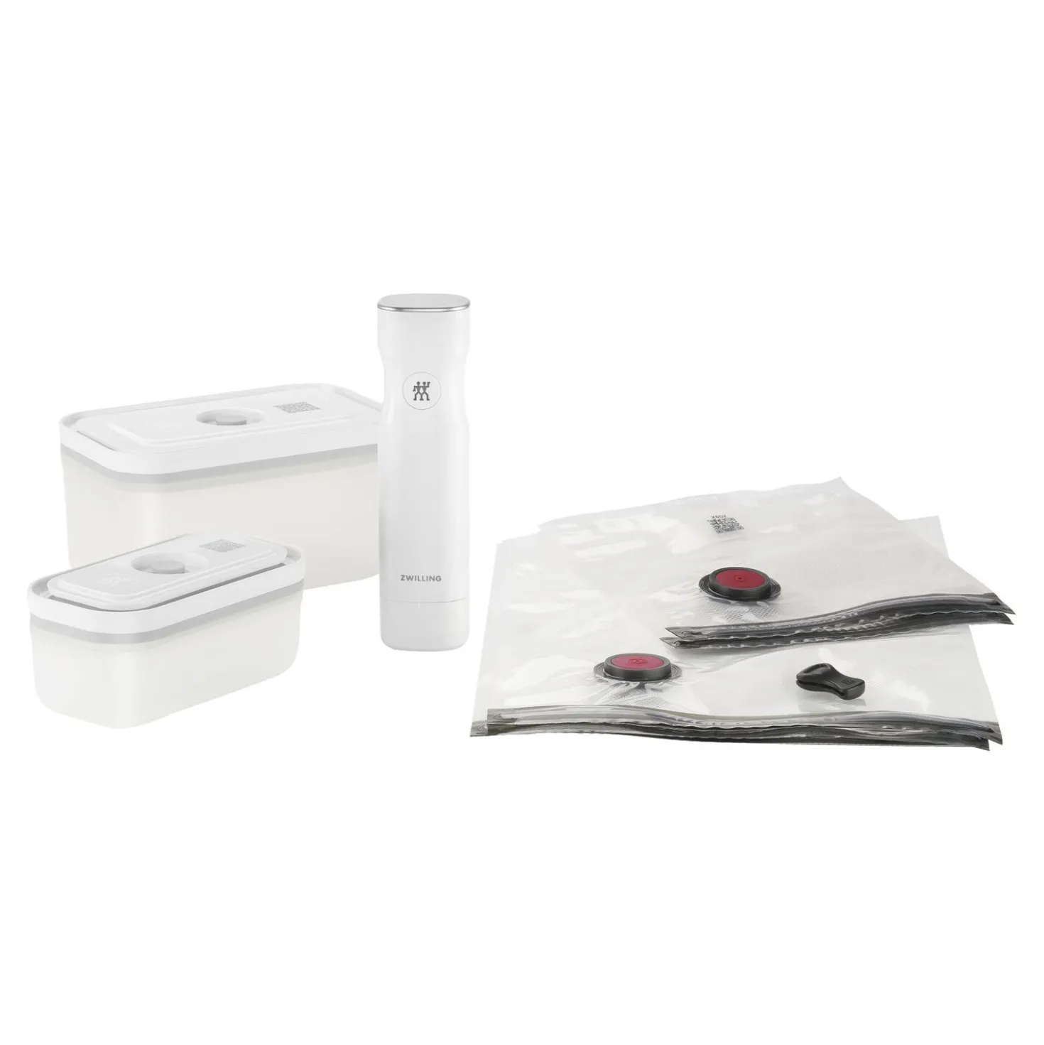 Kit de démarrage sous vide, Plastique / S/M, 7-pcs, Blanc