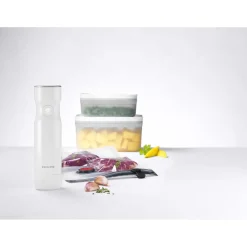 Kit de démarrage sous vide, Plastique / S/M, 7-pcs, Blanc