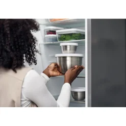 Kit de démarrage sous vide, Acier inoxydable / M/L, 9-pcs, Blanc argenté