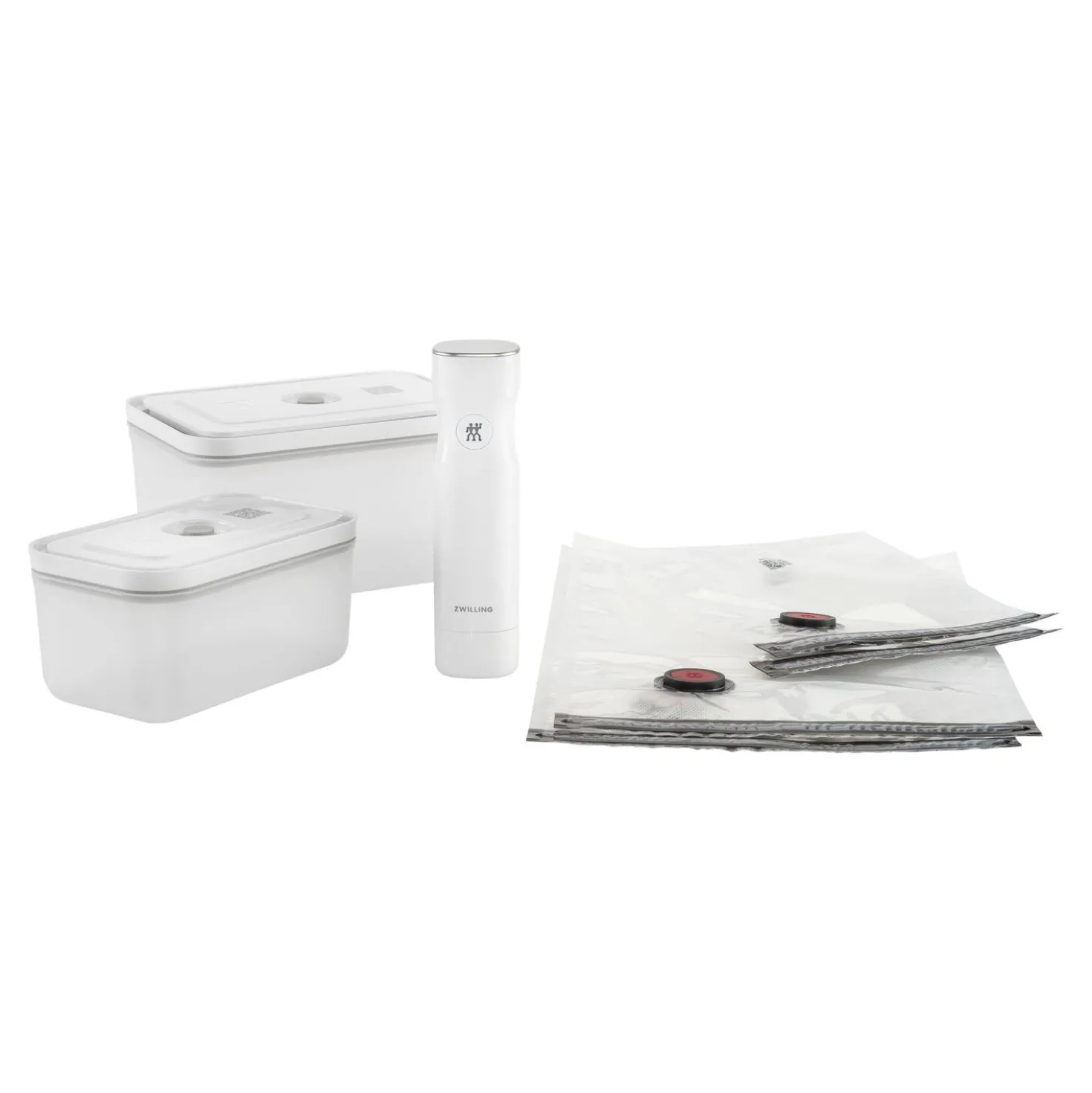 Kit de démarrage sous vide, Plastique / M/L, 7-pcs, Blanc
