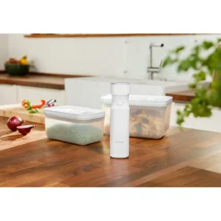 Kit de démarrage sous vide, Plastique / M/L, 7-pcs, Blanc