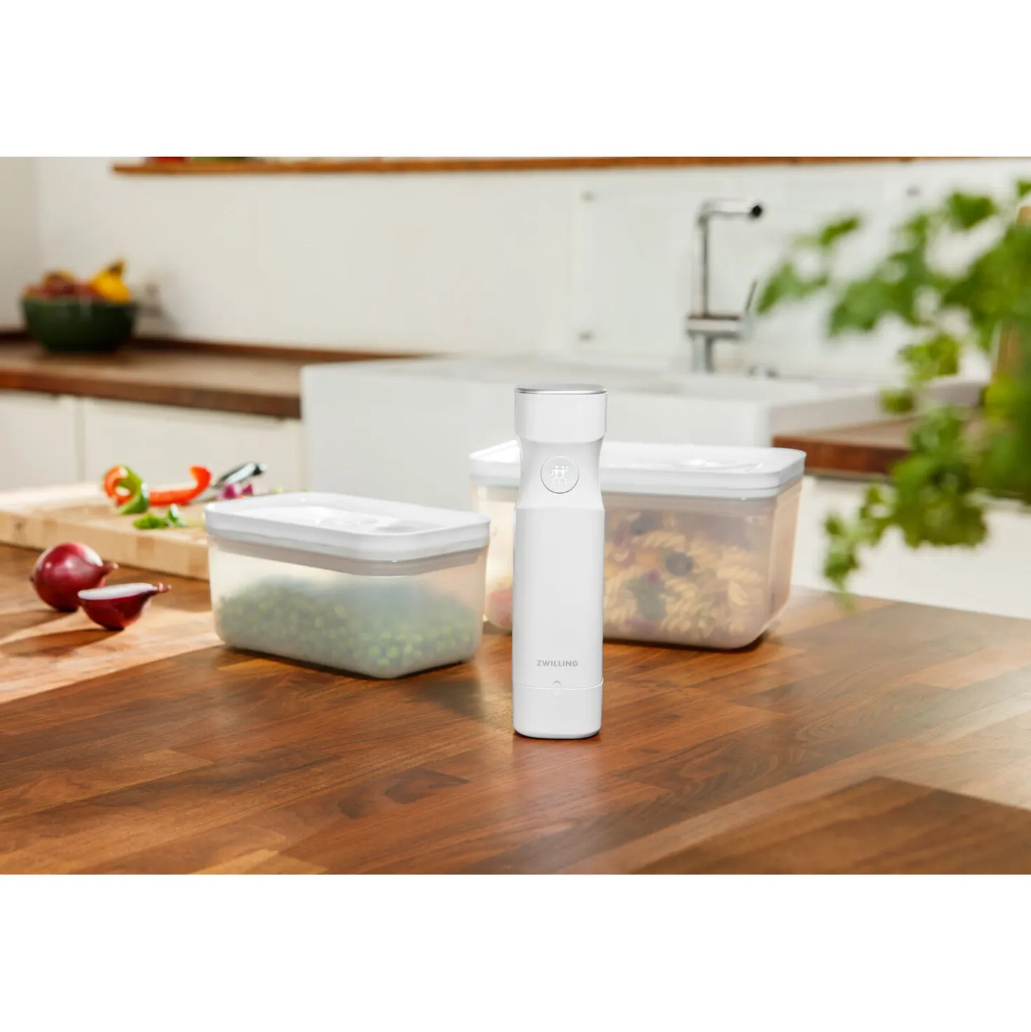 Kit de démarrage sous vide, Plastique / M/L, 7-pcs, Blanc