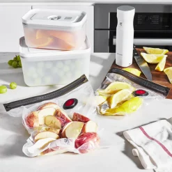 Kit de démarrage sous vide, Plastique / M/L, 7-pcs, Blanc