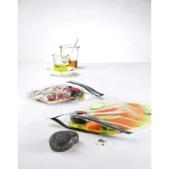 Kit de démarrage sous vide, Mélange / Verre L/lunch box M, 7-pcs, Blanc