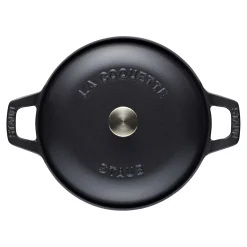 La Coquette 20 cm, Rond(e), Noir mat