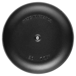 La Coquette 20 cm, Rond(e), Noir mat