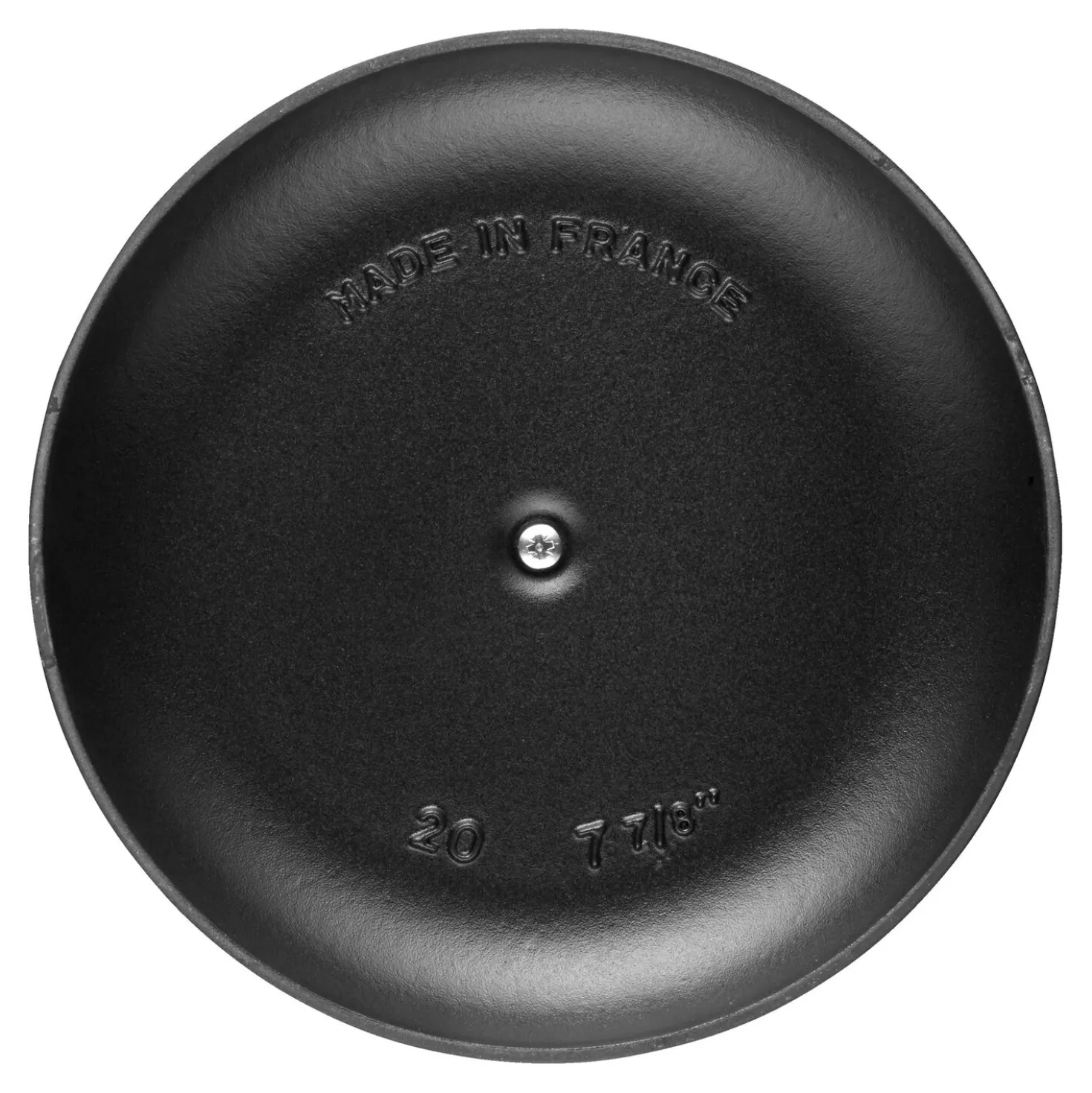 La Coquette 20 cm, Rond(e), Noir mat