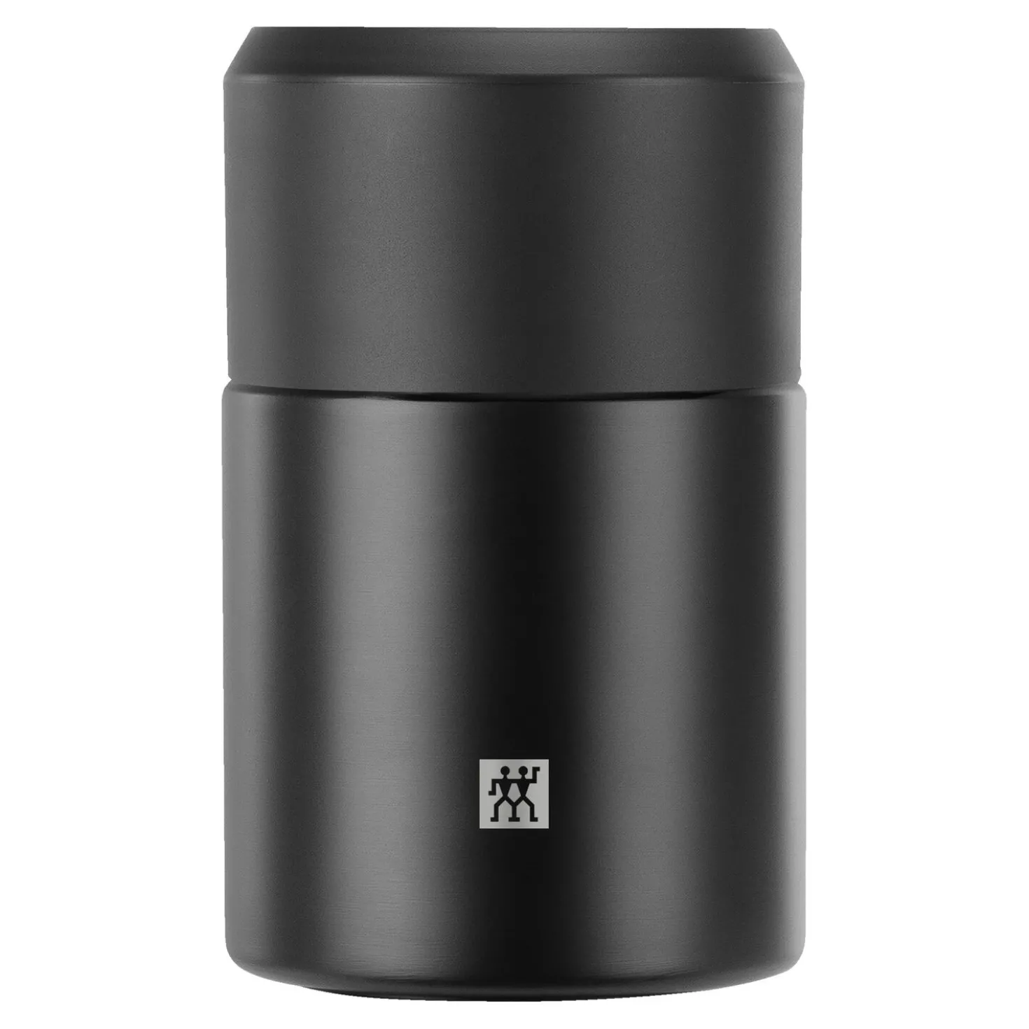 Lunch box isotherme, 700 ml, Acier inoxydable, Noir mat