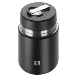 Lunch box isotherme, 700 ml, Acier inoxydable, Noir mat