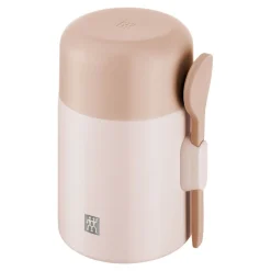 Lunch box isotherme, 600 ml, Acier inoxydable, Rose