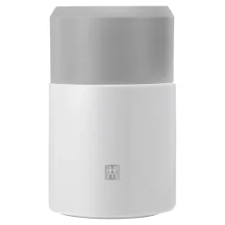 Lunch box isotherme, 700 ml, Acier inoxydable, Blanc-Gris