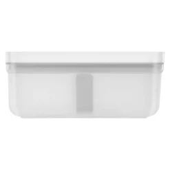 Lunch box M, Plastique, semi transparent-Gris