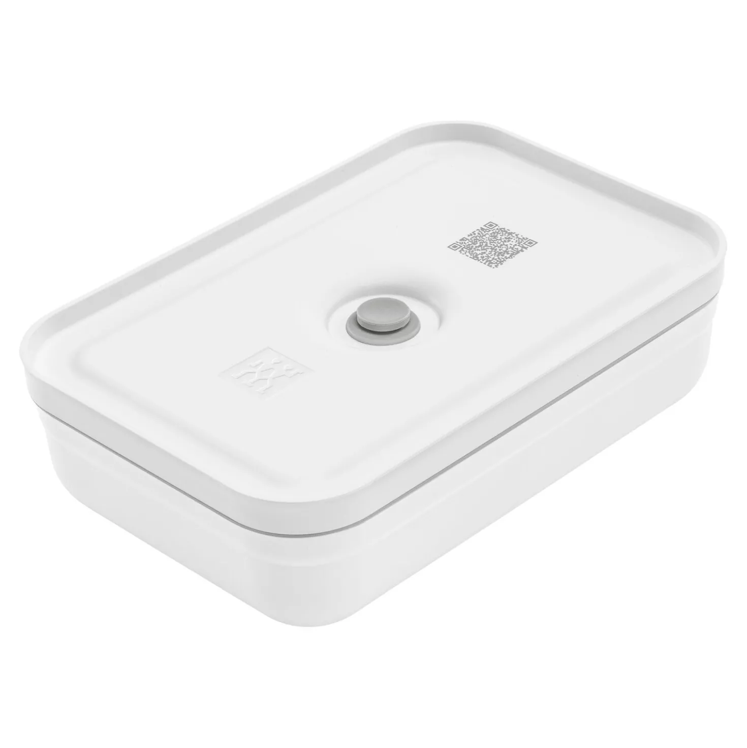 Lunch box sous-vide L plate, Plastique, Blanc-Gris