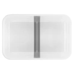 Lunch box sous-vide L plate, Plastique, Blanc-Gris