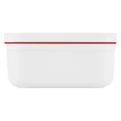 Lunch box sous-vide S, Plastique, Blanc-Rouge