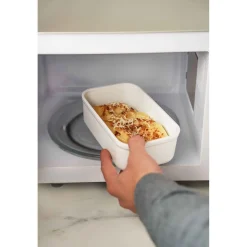 Lunch box sous-vide S, Plastique, Blanc-Rouge