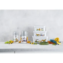 Lunch box sous-vide S, Plastique, Blanc-Gris