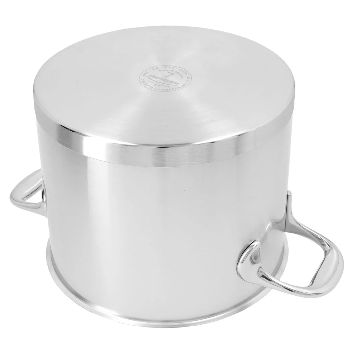 Marmite avec couvercle 20 cm, Inox 18/10