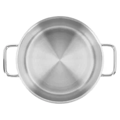 Marmite avec couvercle 20 cm, Inox 18/10