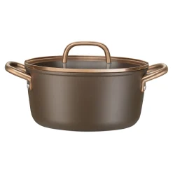 Marmite avec couvercle en verre 24 cm, Aluminium