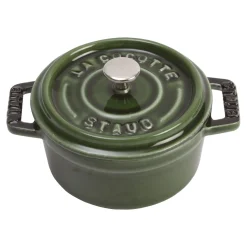 Mini Cocotte 10 cm, Rond(e), Basilic, Fonte