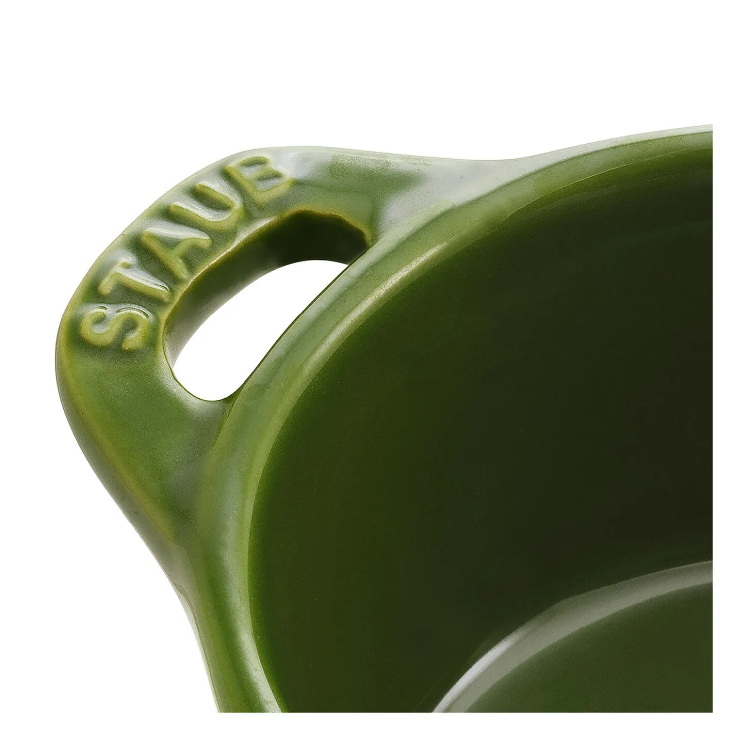 Mini Cocotte 10 cm, Rond(e), Basilic, Céramique