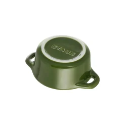 Mini Cocotte 10 cm, Rond(e), Basilic, Céramique
