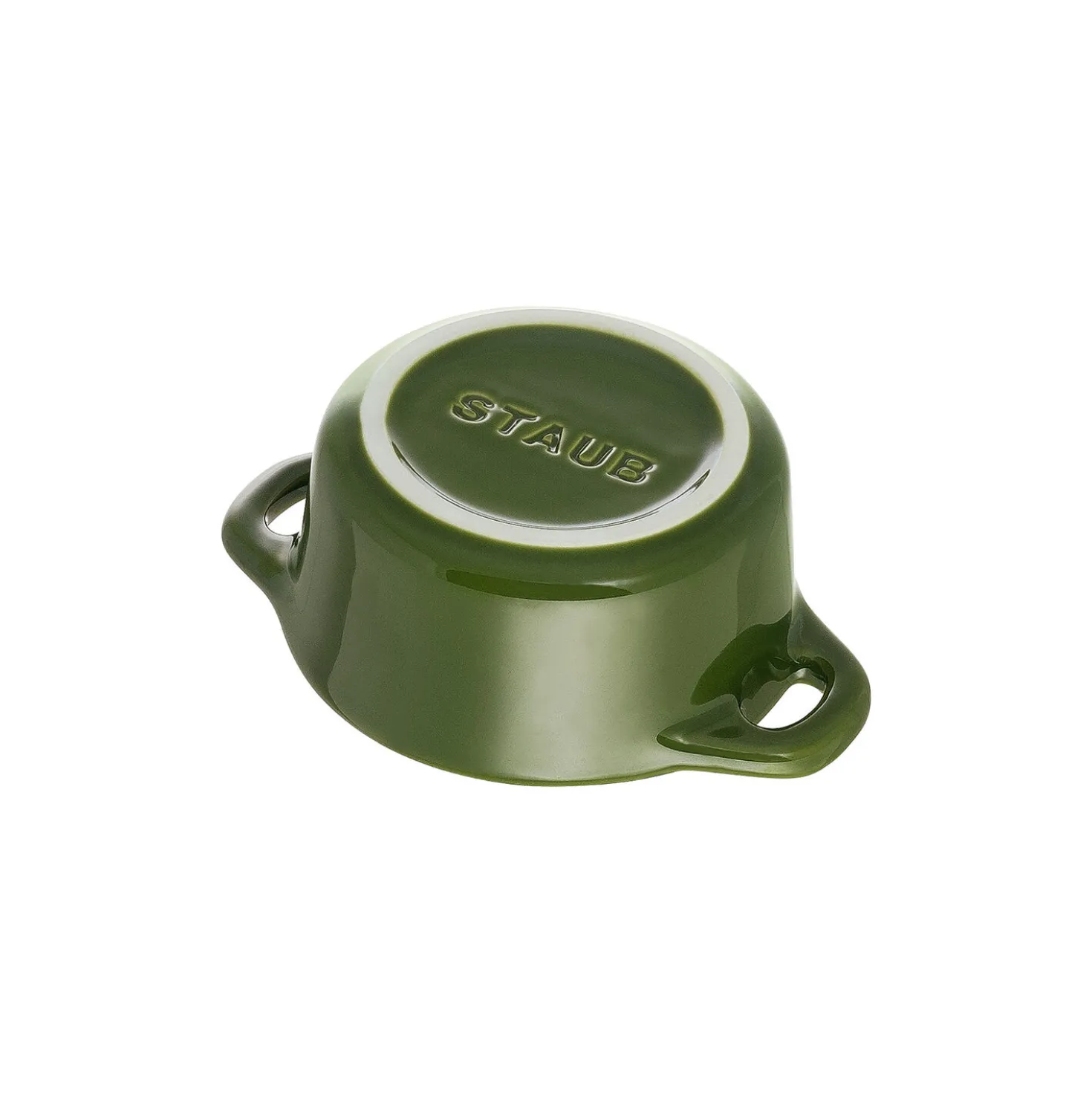 Mini Cocotte 10 cm, Rond(e), Basilic, Céramique
