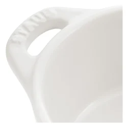 Mini Cocotte 10 cm, Rond(e), Blanc, Céramique