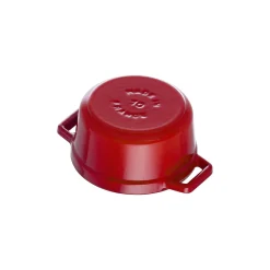Mini Cocotte 10 cm, Rond(e), Cerise, Fonte