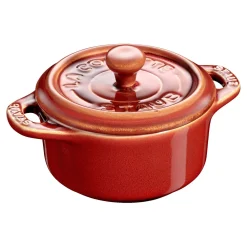 Mini Cocotte 10 cm, Rond(e), Cuivre antique, Céramique